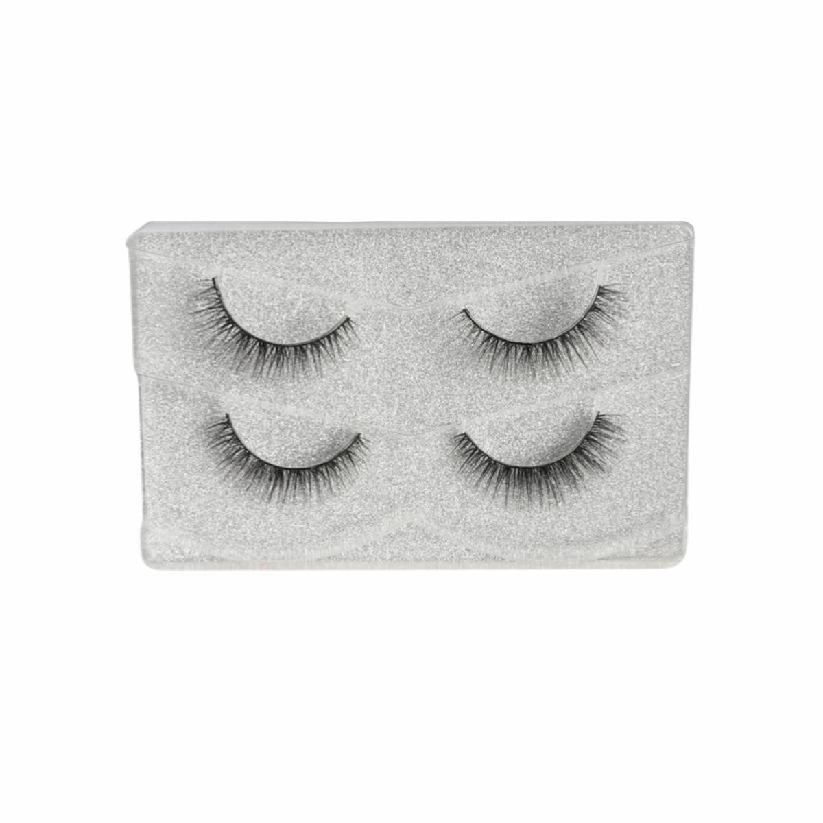 Cílios Postiços 8D Femme Paris – Caixa com 12 Unidades (2 pares por embalagem) FM1015