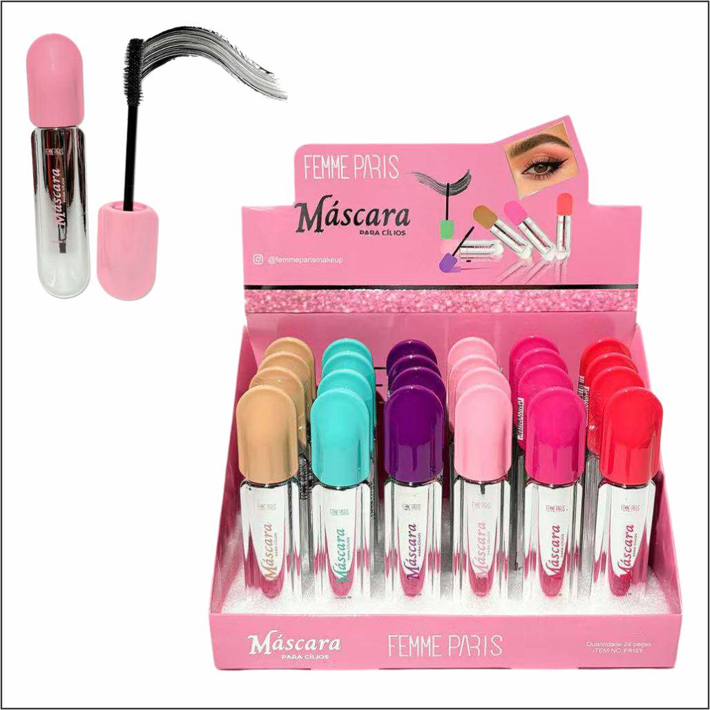 ATACADO: Máscara para Cílios Femme Paris – Box com 24 Peças – FR159