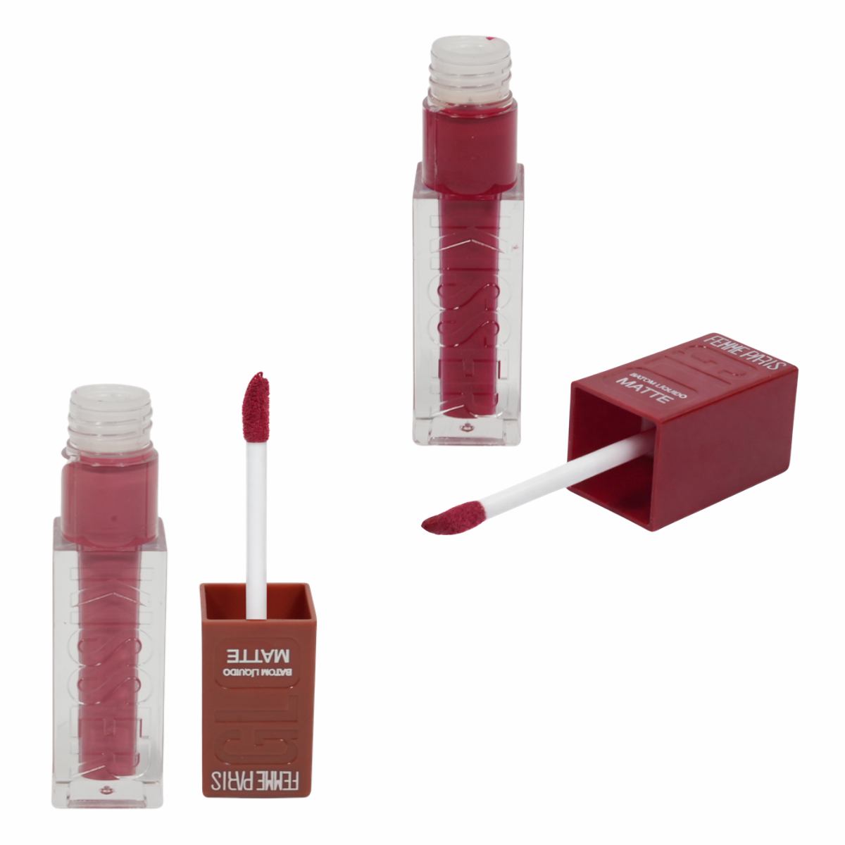 ATACADO: Batom Líquido Matte Femme Paris – Box com 24 Peças – FR634