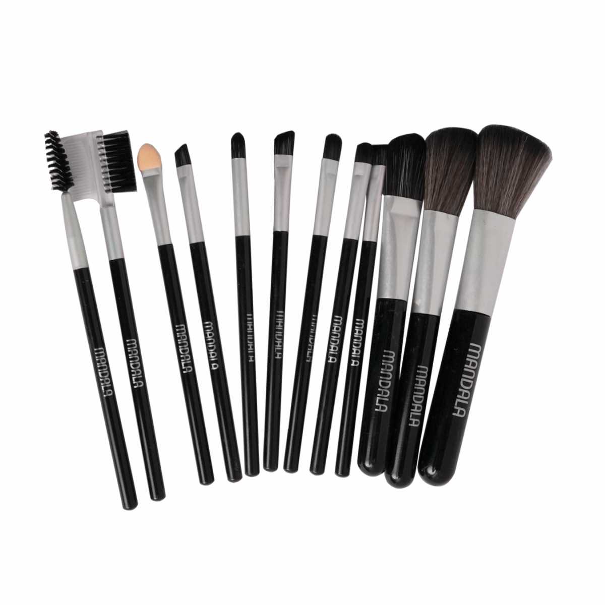 Pacote com 6 kits de Pincéis para Maquiagem Mandala - Cada Kit com 12 Peças - MP036