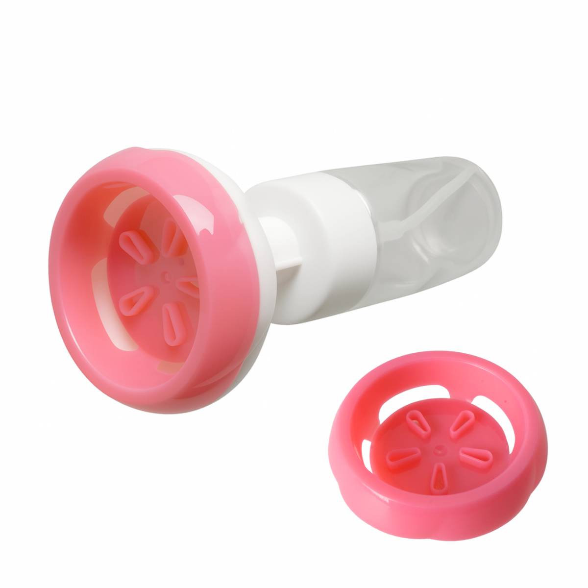 Frasco Pump Espumador – Formato Flor (17 cm de altura) – Pacote com 12 Unidades (Atacado) – MV042