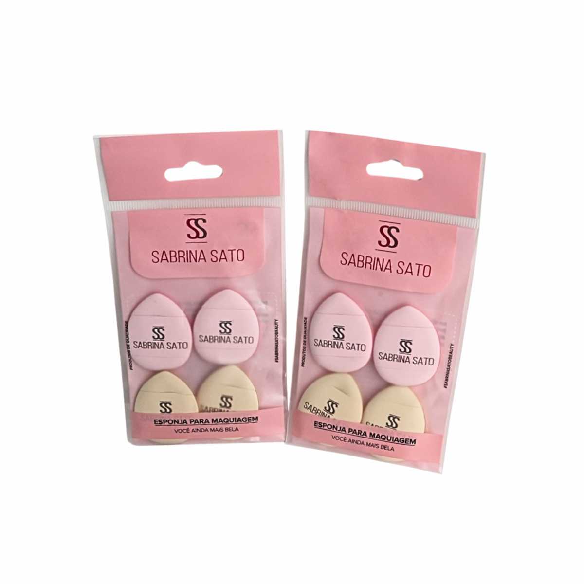 Mini Esponjas Gota Flat – Sabrina Sato – Pacote com 12 Packs SP2081
