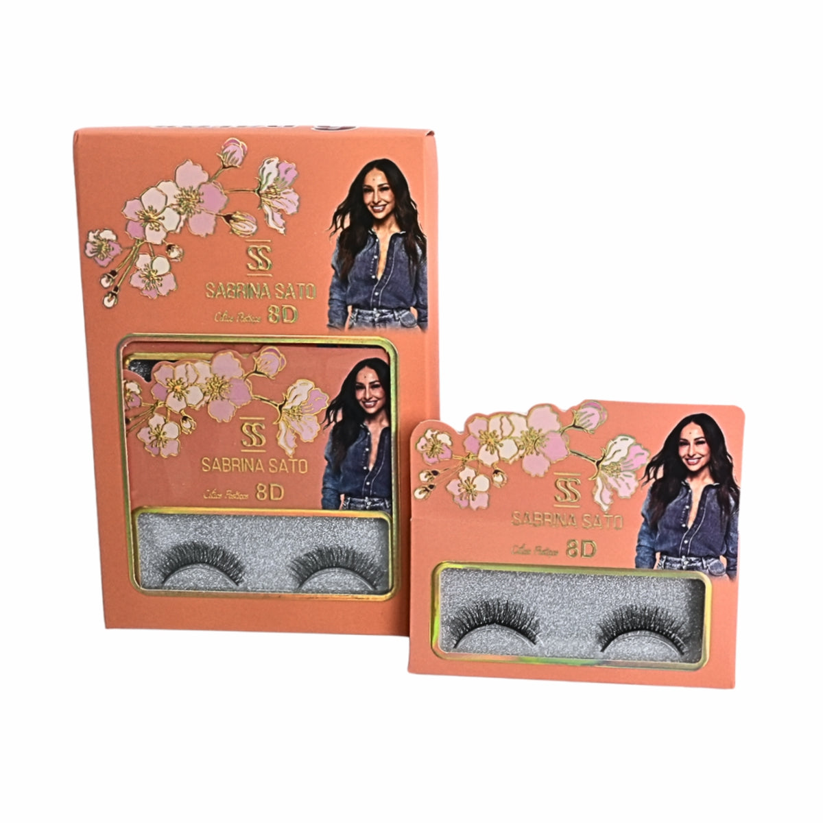 BOX: Cílios Postiços 8D Sabrina Sato – Caixa com 6 Pares Embalados Individualmente – SP3128