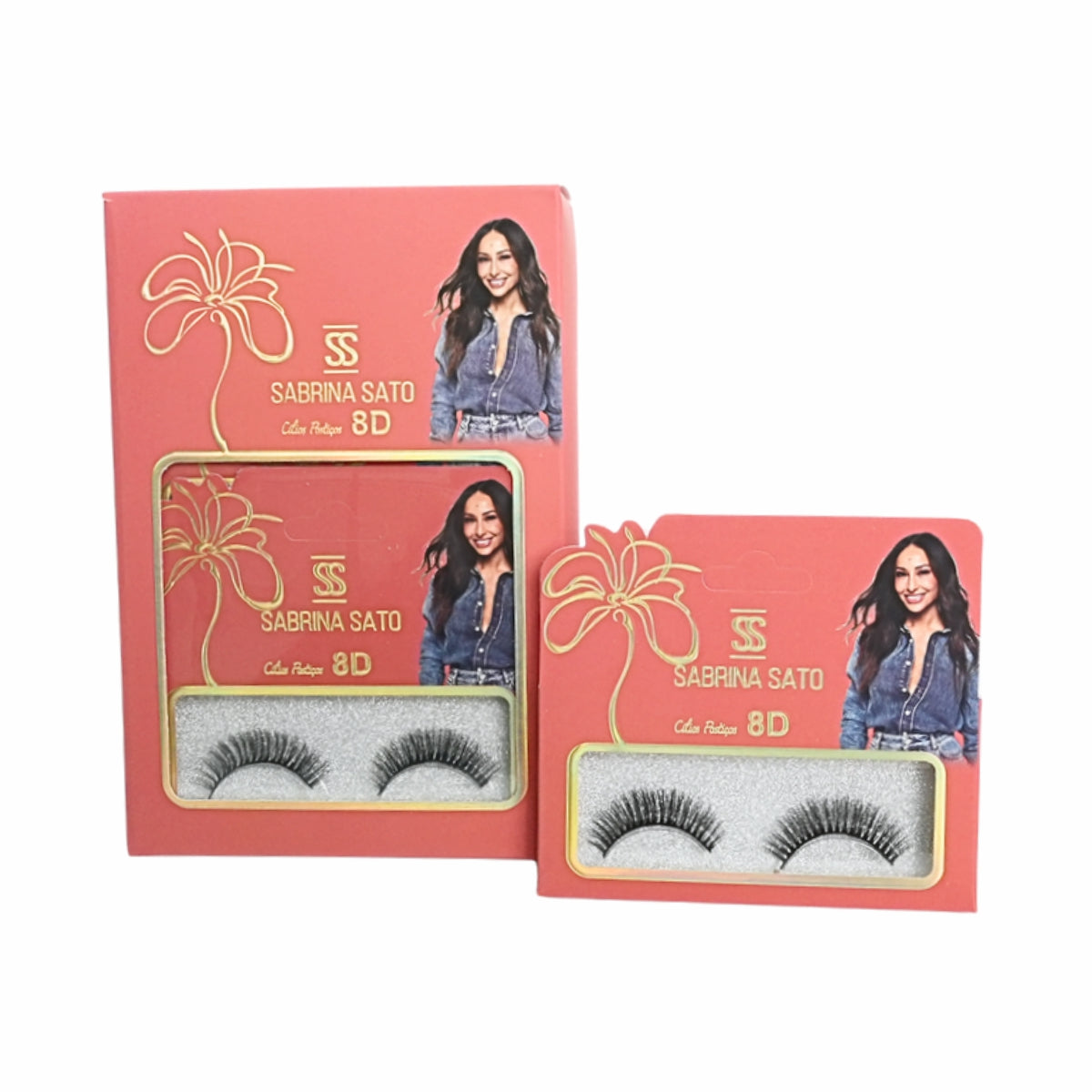 BOX: Cílios Postiços 8D Sabrina Sato – Caixa com 6 Pares Embalados Individualmente – SP3129