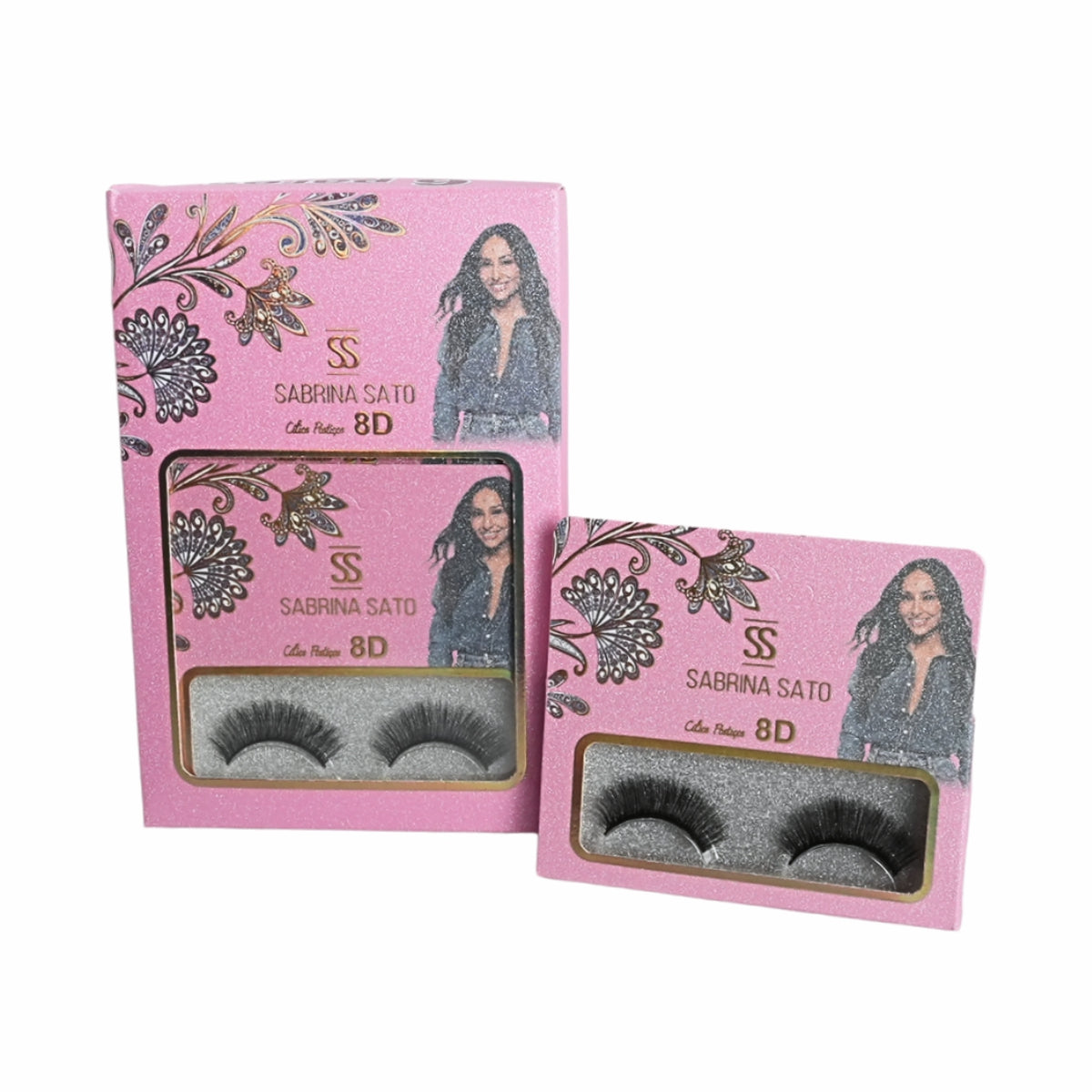 BOX: Cílios Postiços 8D Sabrina Sato – Caixa com 6 Pares Embalados Individualmente – SP3139