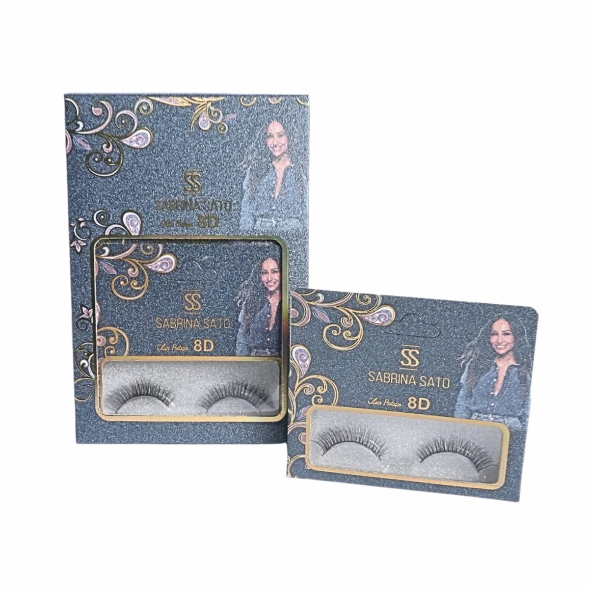 BOX: Cílios Postiços 8D Sabrina Sato – Caixa com 6 Pares Embalados Individualmente – SP3143