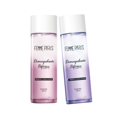 ATACADO: Removedor de Maquiagem Femme Paris – FR616 – Box com 12 Peças – Limpeza Suave e Eficiente