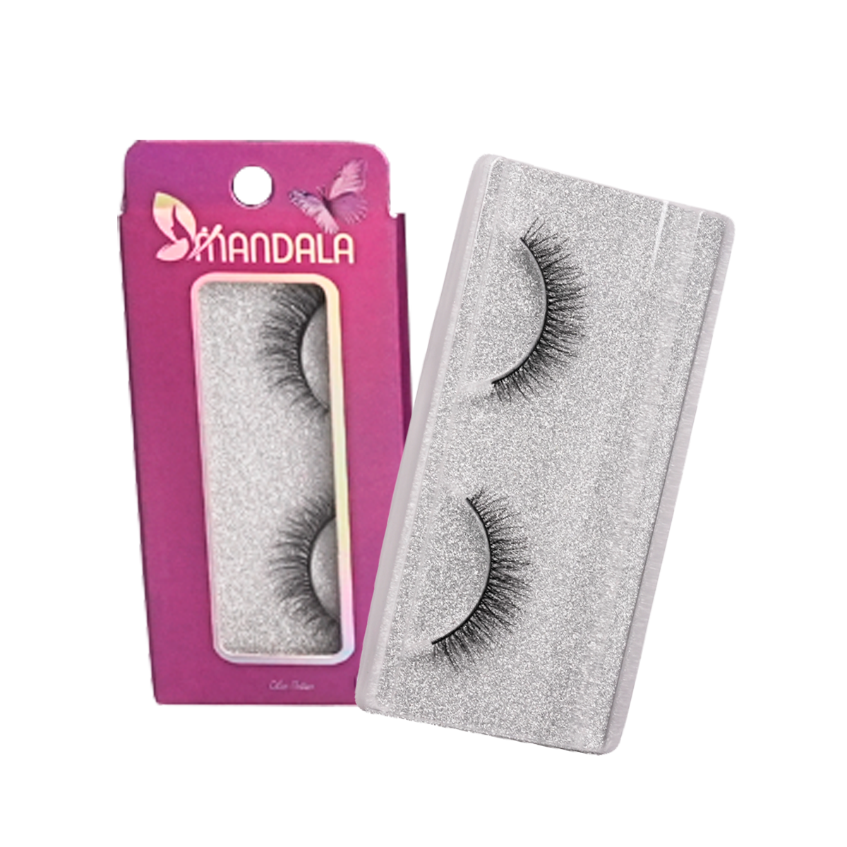 Cílios Postiços Mandala 6D – Box Expositor Holográfico Preto com 12 Caixinhas Individuais – MM2004