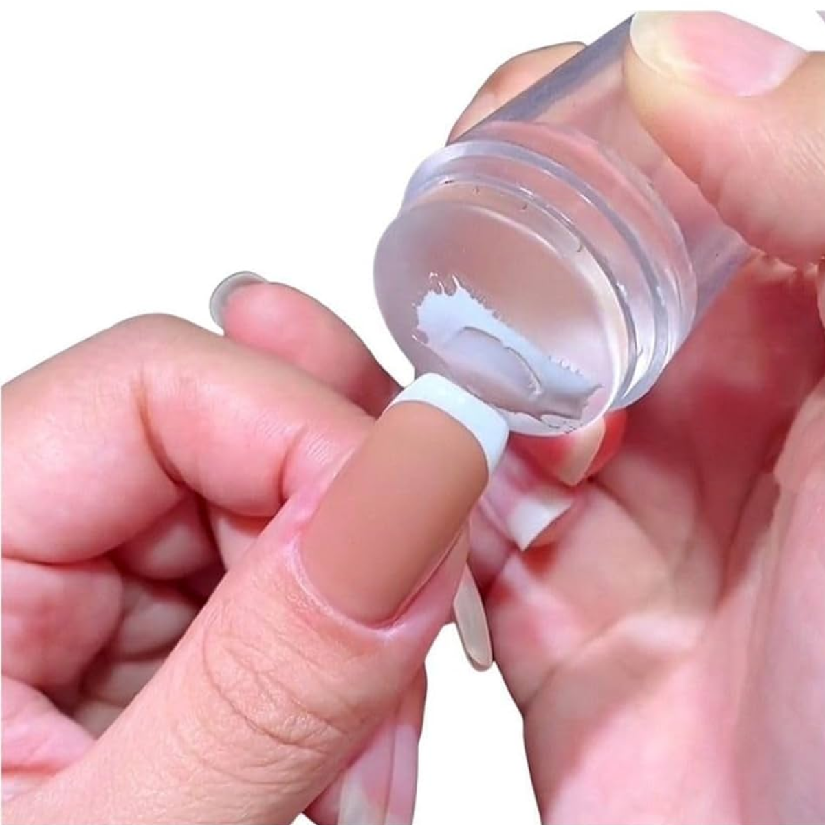 Carimbo para Unhas com Raspador – DF3128 – Pacote com 12 Unidades – Cores Diversas