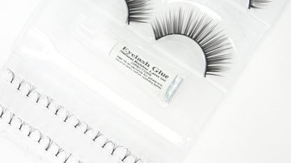 Cílios Postiços Mandala – 4 Pares com Cola, Tufinhos e Aplicador – MC011