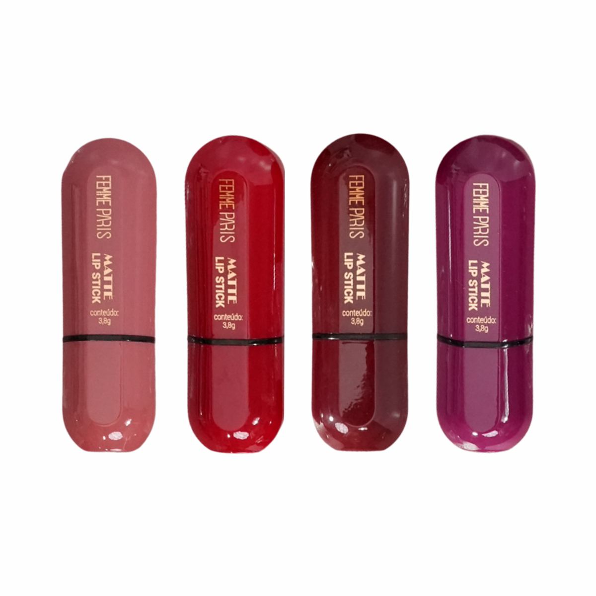 Batom Lipstick Matte Femme Paris FB004 Melancia