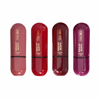 Batom Lipstick Matte Femme Paris FB004 Melancia