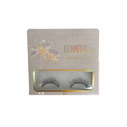 Cílios Postiços 8D Femme Paris – Caixa com 10 Pares (Modelo Natural Elegance) FM1003