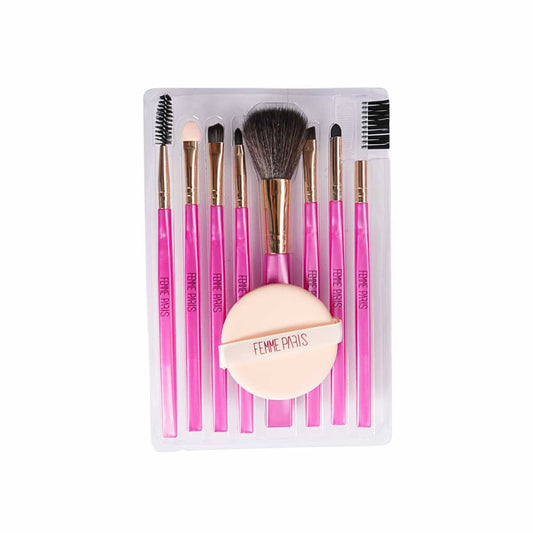 Kit de Pincéis para Maquiagem Femme Paris – Pacote com 12 Kits - FM2002