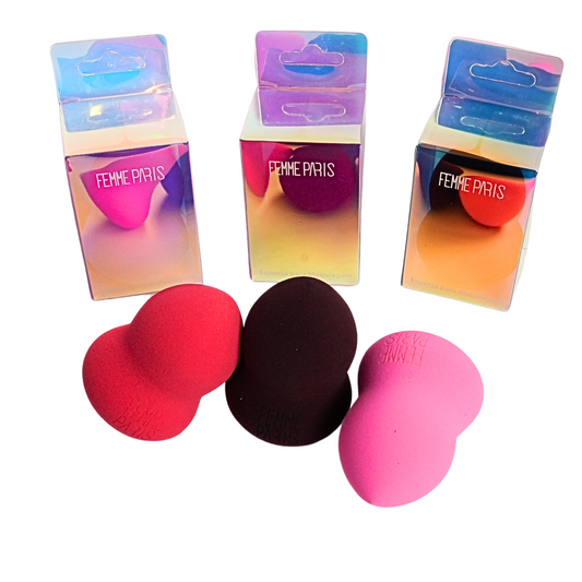 Esponja Formato Cinturinha Femme Paris | Ultra Macia | Cores Sortidas - FM3015