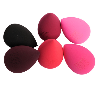 Pacote Esponja Maquiagem Gota Femme Paris | Ultra Macia Aumenta na Água FM3016