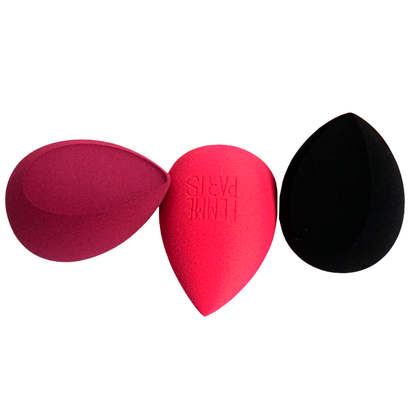 Esponja para Maquiagem Gota Chanfrada Femme Paris - Pacote com 12pçs – Revenda FM3017