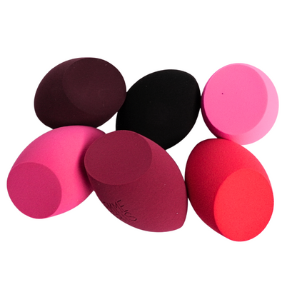 12 pçs Esponja p/ Maquiagem Gota Base Chanfrada Femme Paris - Revenda - FM3018