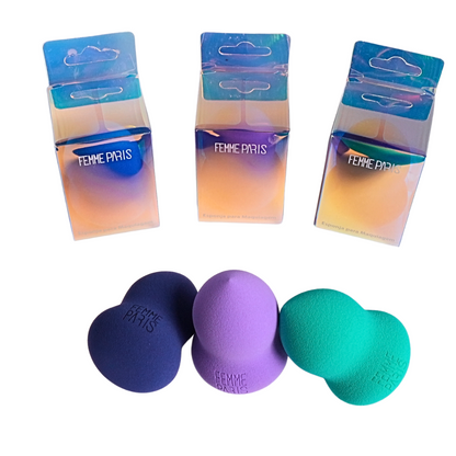 Pacote 12 pçs Esponja Formato Cinturinha Femme Paris | Ultra Macia Aumenta na Água - FM3019