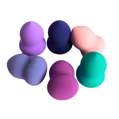 Pacote 12 pçs Esponja Formato Cinturinha Femme Paris | Ultra Macia Aumenta na Água - FM3019