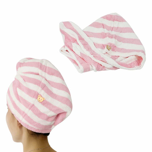 Toalha de Cabelo com Botão – Pacote com 12 Unidades - FP592