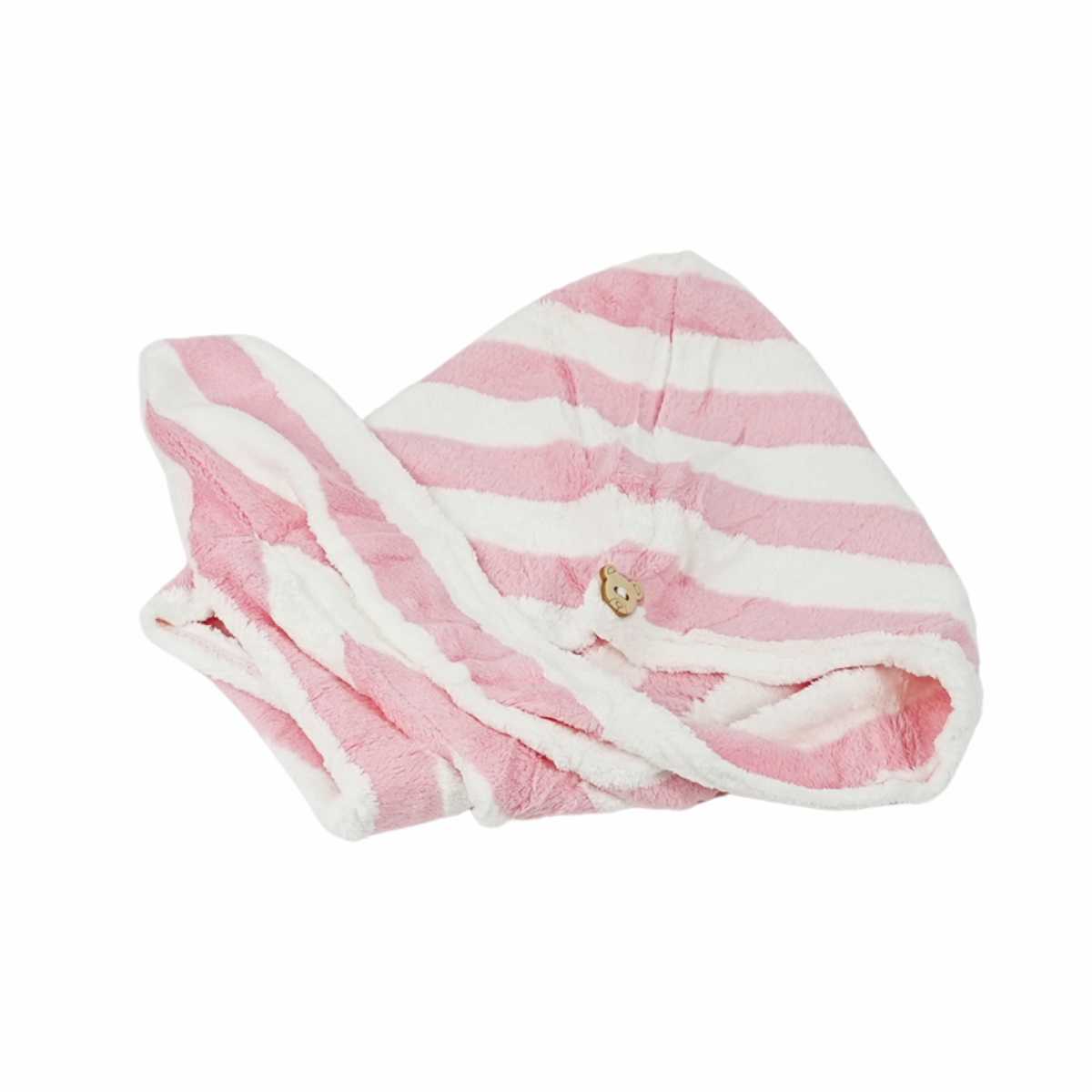 Toalha de Cabelo com Botão – Pacote com 12 Unidades - FP592