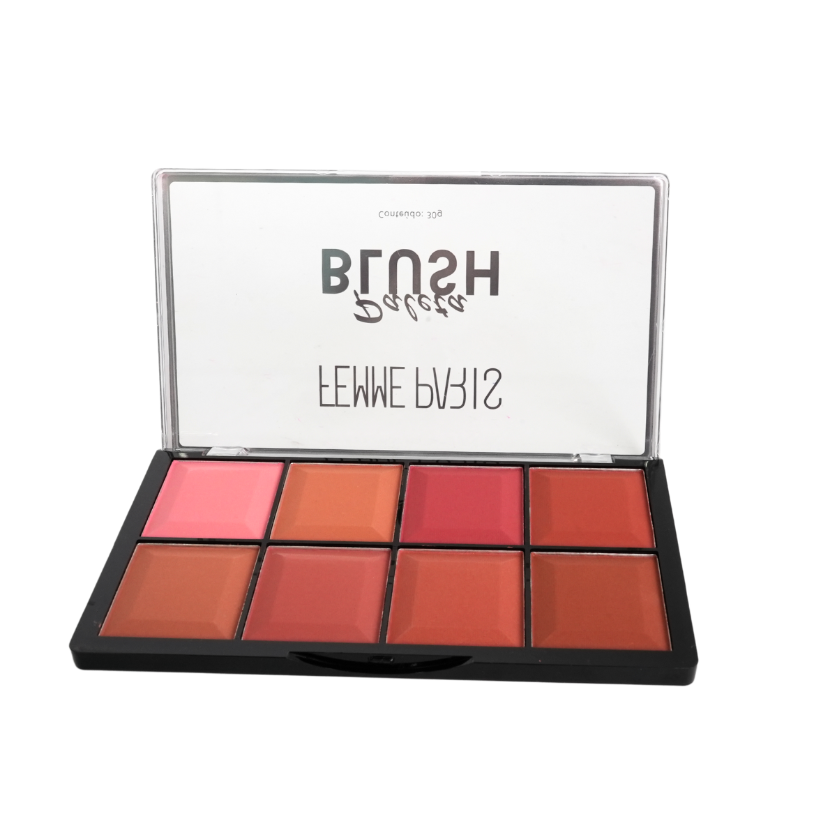 BOX 12 pçs Paleta de Blush Cores Pigmentadas De Longa Duração – Caixa FR045