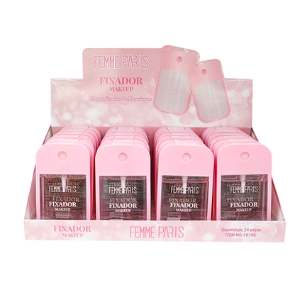 Fixador de Maquiagem Femme Paris FR106 - Box com 24 pçs