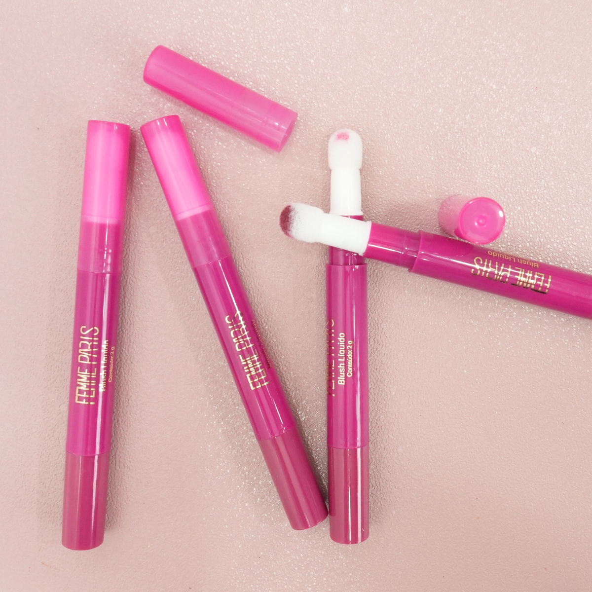 Blush Líquido Femme Paris FR122 Box com 24 peças