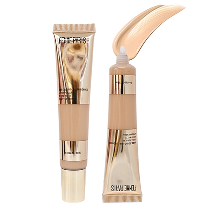 Base Líquida Femme Paris com Ácido Hialurônico FR128 - Box com 24 peças