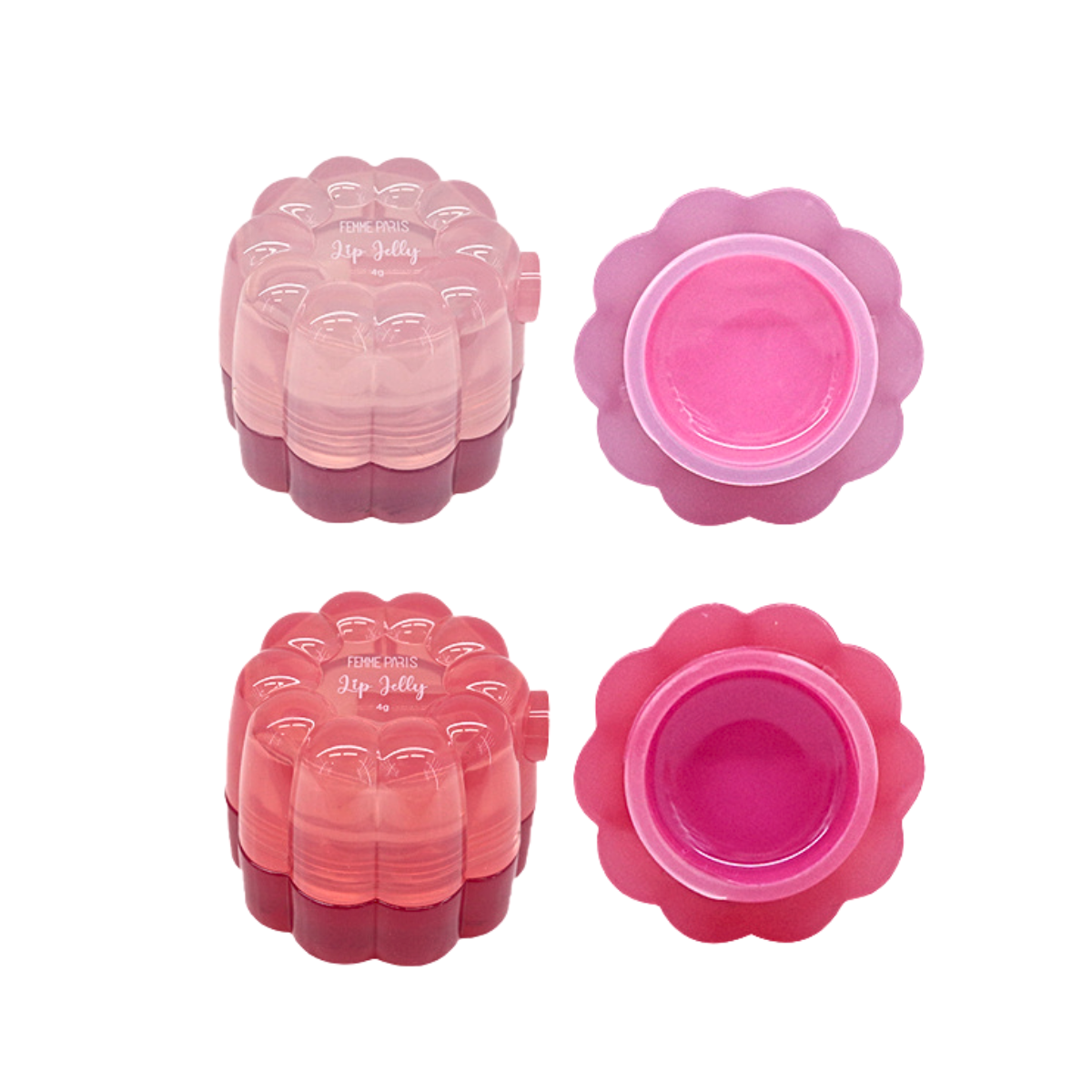Lip Jelly Gloss Femme Paris FR129 Box com 12 peças