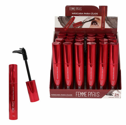 Máscara de Cílios Femme Paris – Box com 24 Unidades – FR155