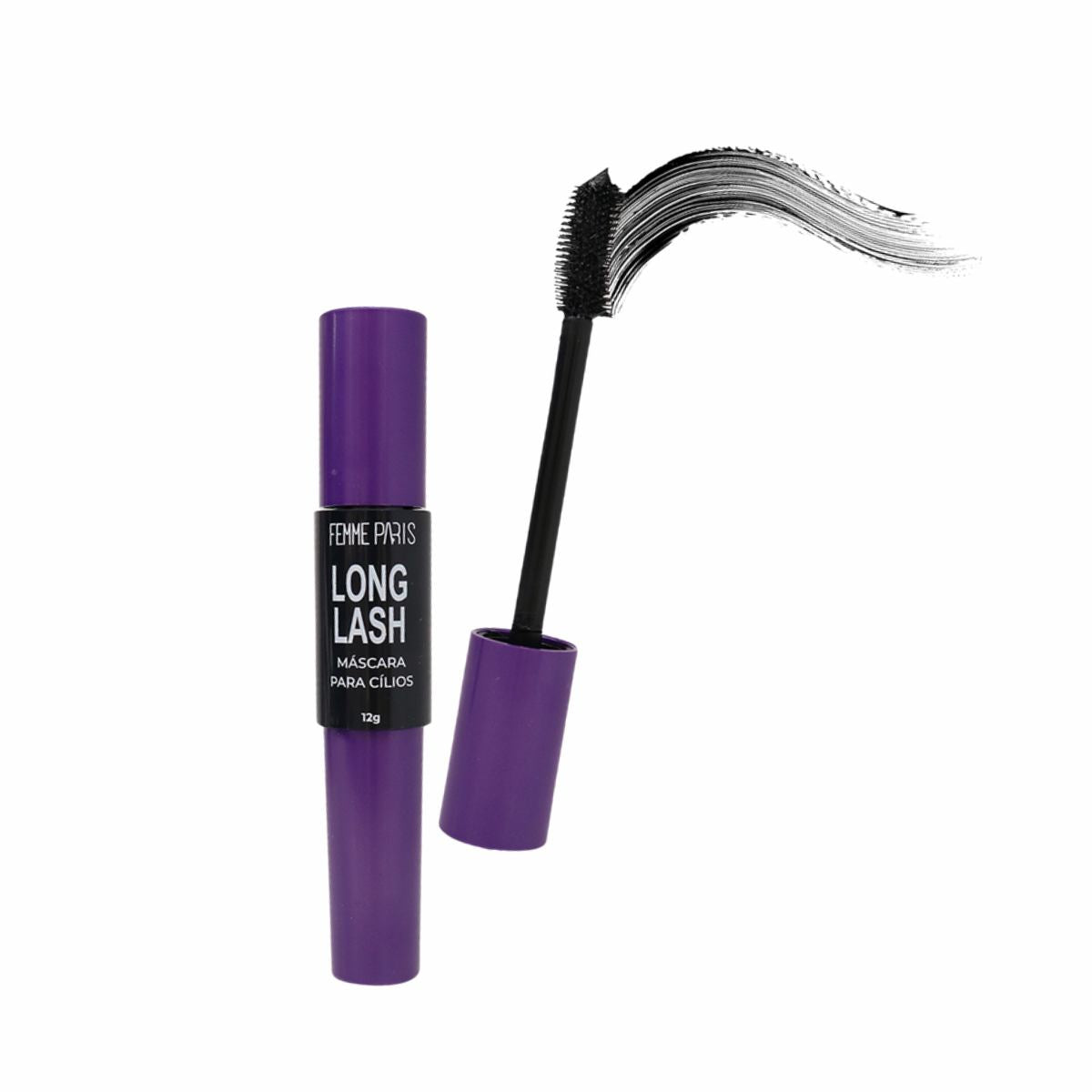 Máscara de Cílios Femme Paris Long Lash – Box com 24 Unidades – FR156