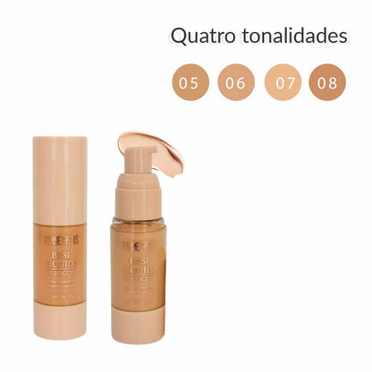ATACADO: Base Líquida de Silicone Femme Paris – Box com 12 Peças – FR167