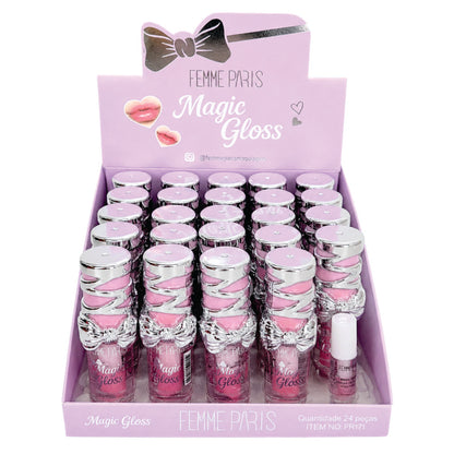 ATACADO: Magic Gloss Femme Paris - Box com 24 Peças - FR171