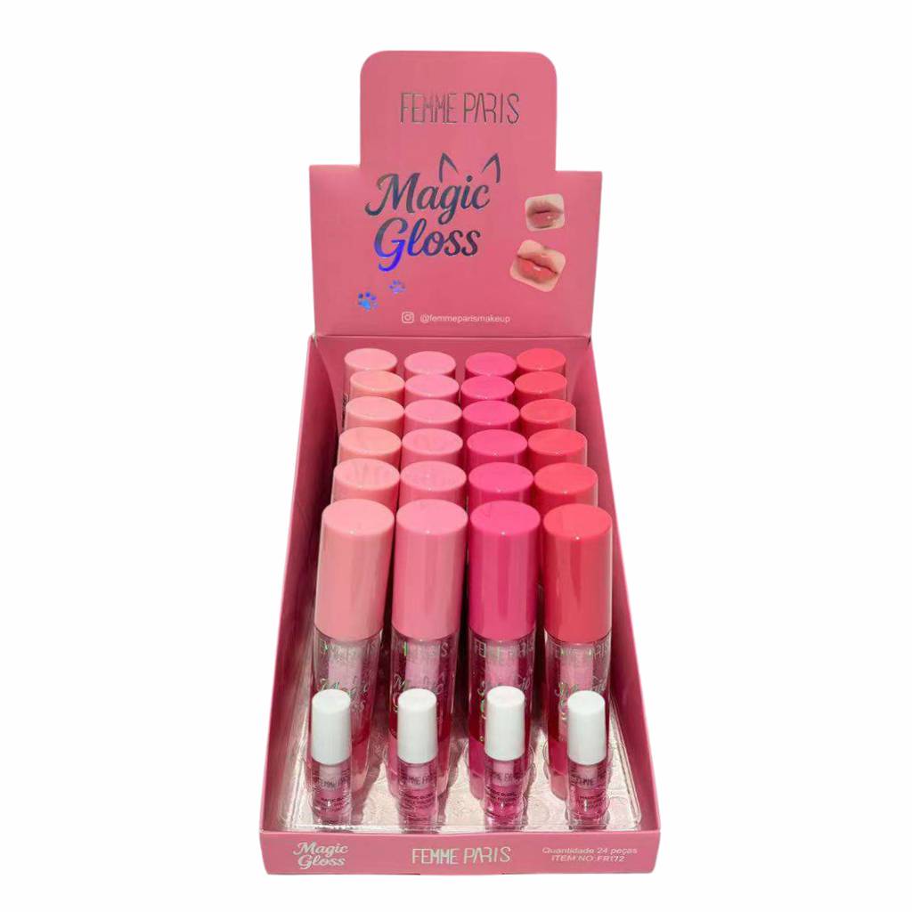 ATACADO: Magic Gloss Femme Paris - Box com 24 Peças - FR172