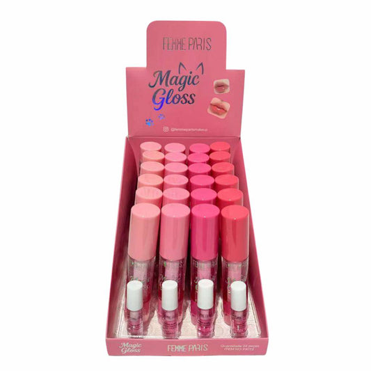 ATACADO: Magic Gloss Femme Paris - Box com 24 Peças - FR172