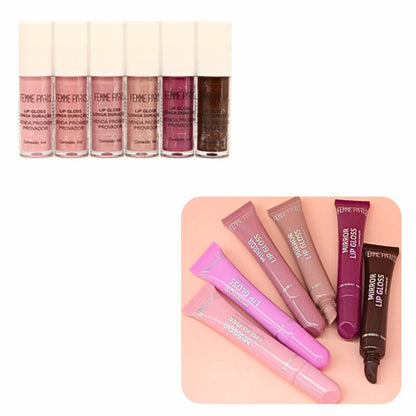 ATACADO: Mirror Lip Gloss Femme Paris - Box com 24 Peças - FR173
