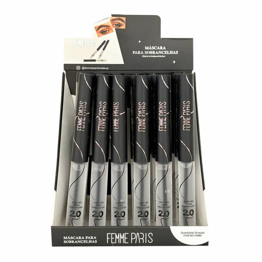 ATACADO: Máscara para Sobrancelhas Femme Paris – Box com 24 Peças – FR185