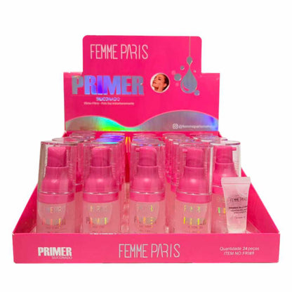ATACADO: Primer Siliconado (Pré Maquiagem) Femme Paris – Box com 24 Peças – FR189