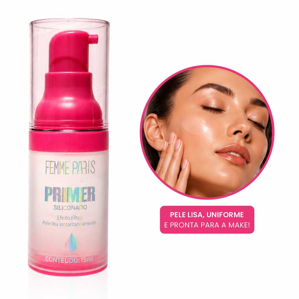 ATACADO: Primer Siliconado (Pré Maquiagem) Femme Paris – Box com 24 Peças – FR189