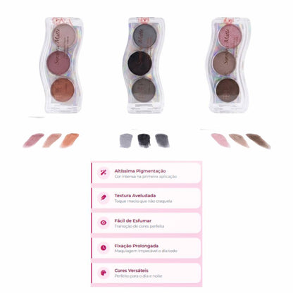 ATACADO: Sombra Matte Femme Paris – Box com 24 Peças – FR190