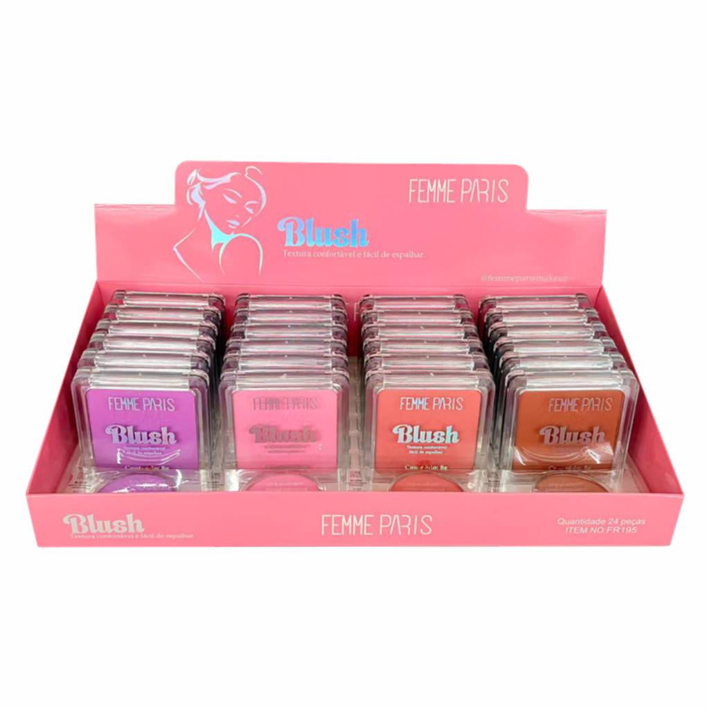 ATACADO: Blush Femme Paris – Box com 24 Peças – FR195