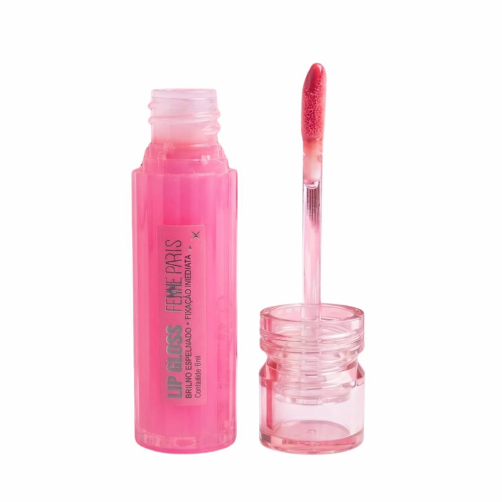 ATACADO: Lip Gloss Femme Paris – Box com 24 Peças – FR632