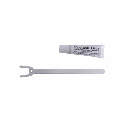 Cílios Postiços Mandala – 4 Pares com Cola, Tufinhos e Aplicador – Modelo MC007