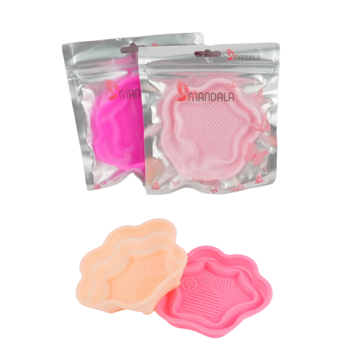 Suporte Para Limpar Pincel Mandala JD3277 – Pacote com 12 unidades – Cores Variadas