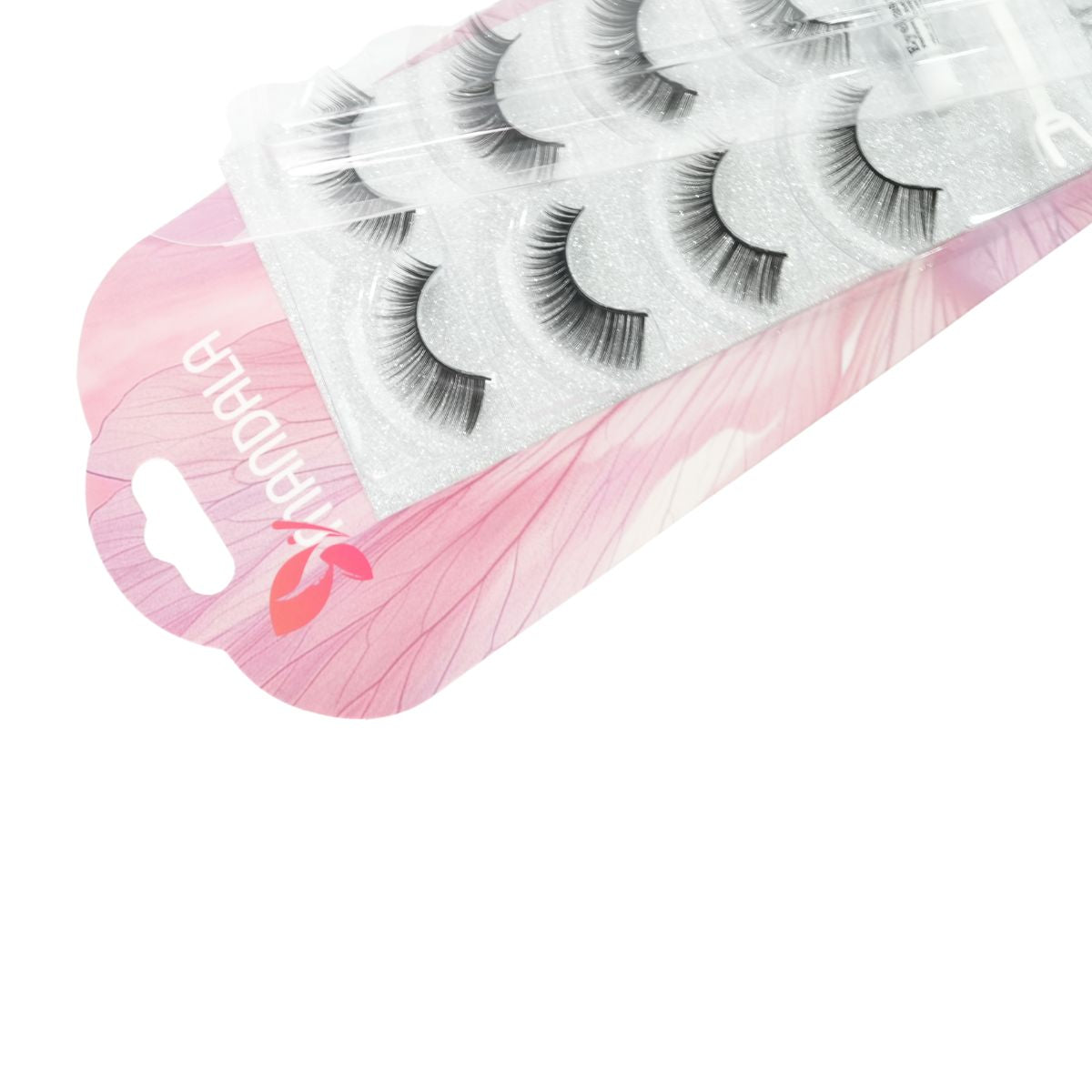 Cílios Postiços Mandala – 4 Pares com Cola, Tufinhos e Aplicador – Modelo MC007