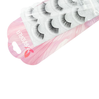 Cílios Postiços Mandala – 4 Pares com Cola, Tufinhos e Aplicador – Modelo MC007