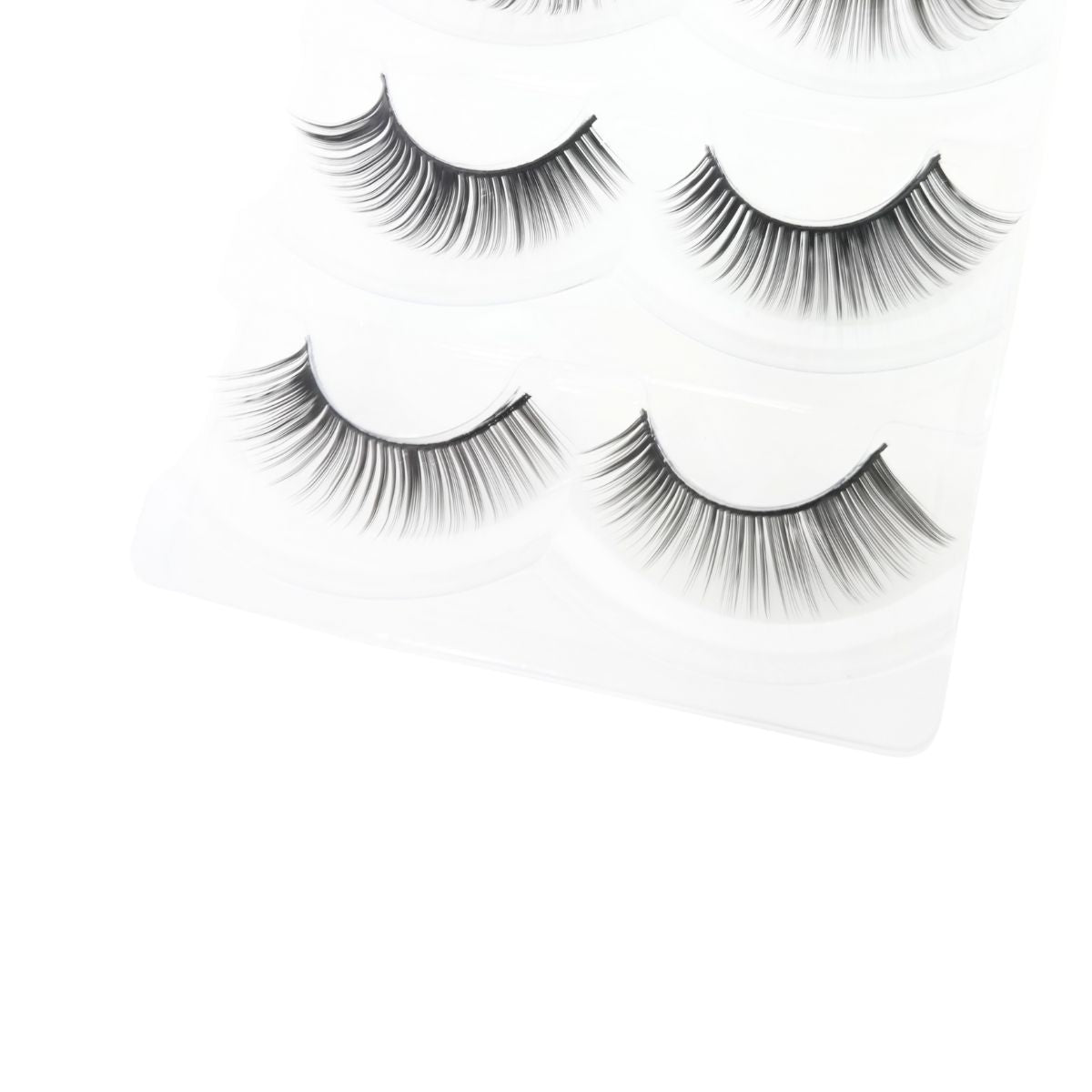 Cílios Postiços Mandala – 4 Pares com Cola, Tufinhos e Aplicador – Modelo MC007