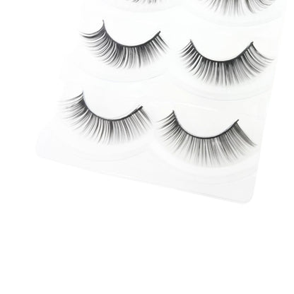 Cílios Postiços Mandala – 4 Pares com Cola, Tufinhos e Aplicador – Modelo MC007